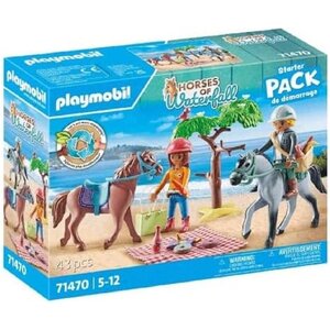 PLAYMOBIL 71470 - Amélia et Ben avec Chevaux