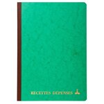 Piqûre 297x210 Recettes-dépenses 80 Pages - Couleurs Assorties - X 10 - Le Dauphin