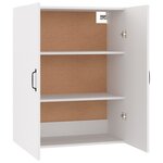 vidaXL Armoire suspendue Blanc 69 5x34x90 cm Bois d'ingénierie