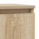 vidaXL Buffet chêne sonoma 57x34x76 cm bois d'ingénierie