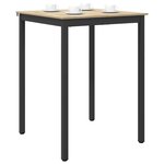 vidaXL Table de salle à manger / Table de repas Bois d'ingénierie