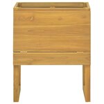 vidaXL Armoire de salle de bain 60x40x75 cm bois de teck solide