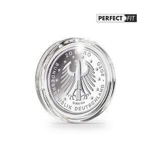 Capsules rondes ULTRA PERFECT FIT pour pièces de 20 euros. Paquet - 10 capsules