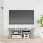 vidaXL Support de télévision Gris béton 96 x 35 x 33 5 cm