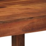 VidaXL Table de bar 60 x 60 x 107 cm bois massif d'acacia