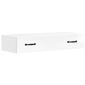 vidaXL Table d'appoint murale 87 5 x 34 5 x 17 cm Bois d'ingénierie