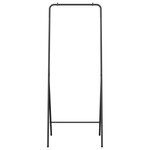 vidaXL Porte-vêtements Noir Métal Standard Pliant Porte-vêtements