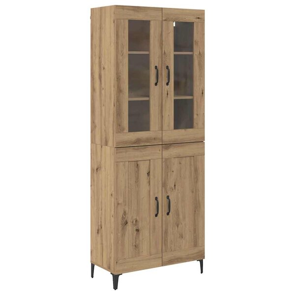 vidaXL Haut Armoire Chêne artisanal 69 5 x 34 x 180 cm