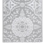 vidaXL Tapis d'extérieur Gris clair 160x230 cm PP