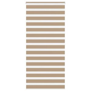 vidaXL Store zèbre marron sable largeur du tissu 95 9 cm polyester