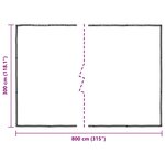 vidaXL Housse de protection plantes avec œillets 3x8 m polyéthylène
