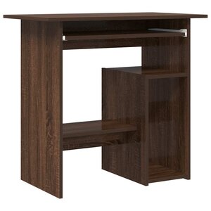 vidaXL Bureau Chêne marron 80x45x74 cm Bois d'ingénierie