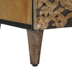 vidaXL Meuble TV Marron 70 x 33 5 x 46 cm Bois de mangue massif