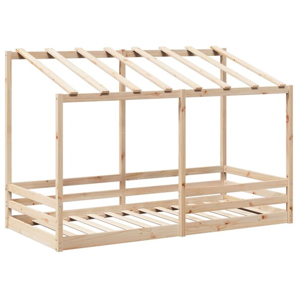 vidaXL Lit pour enfants avec toit 90x200 cm bois massif de pin