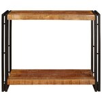vidaXL Table console Marron 90 x 33 x 75 cm Bois de mangue massif