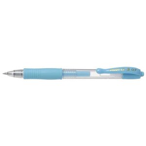Stylo bille à encre gel G2 07, bleu pastel PILOT