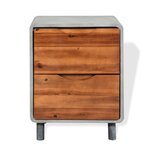vidaXL Table de chevet Bois d'acacia massif 40 x 30 x 50 cm