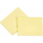 Bloc-notes q-connect quick notes 102x76mm 1 bloc 100f repositionnables coloris jaune