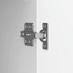 vidaXL Meuble TV 150 x 31 x 50 cm Blanc brillant Bois d'ingénierie