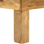 vidaXL Table basse Bois de manguier massif 110x55x35 cm