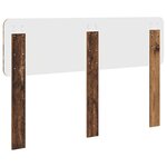 vidaXL Tête de lit Bois Ancien 140 cm Bois d'ingénierie