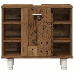 vidaXL Ensemble de meubles salle de bain 3 Pièces bois d'ingénierie