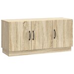 vidaXL Meuble TV Chêne Sonoma 99 x 34 5 x 47 cm Bois d'ingénierie