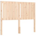 vidaXL Cadre de lit sans matelas bois massif