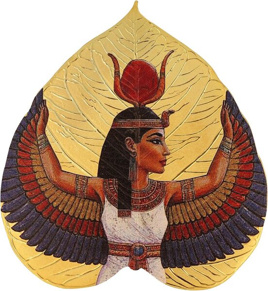 Pièce de monnaie en Argent 1 Dollar g 31.1 (1 oz) Millésime 2025 Leaves Of The Nile ISIS