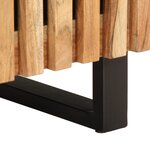 vidaXL Tables de chevet 2 Pièces 40x34x46 cm bois d'acacia massif