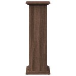 vidaXL Piédestal avec rangement chêne marron bois d'ingénierie