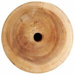 vidaXL Pied de parasol Marron Ø34 x 40 cm Bois Massif
