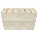 vidaXL Table de jardin 60x60x30 cm Bois d'épicéa imprégné