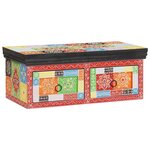 vidaXL Meuble TV mural 60x30x24 cm Bois massif Mangue brut