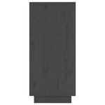 vidaXL Buffets 2 Pièces Gris 31 5x34x75 cm Bois massif de pin
