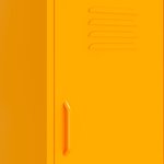 vidaXL Armoire de rangement Jaune moutarde 42 5x35x101 5 cm Acier