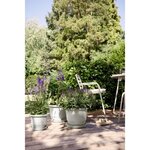 Pot de fleurs Amiga Rond 35 - Blanc Ø 34.5 x hauteur 26 cm - Extérieur 100 recyclé