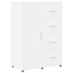 vidaXL Buffets 2 Pièces blanc 60x31x84 cm bois d'ingénierie