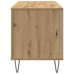 vidaXL Meuble à vinyles Bois ancien 100 x 38 x 48 cm Bois d'ingénierie