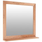 vidaXL Ensemble de meubles de salle de bain 2 Pièces Bois massif de noyer
