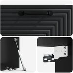 vidaXL Meuble TV mural Noir 59 5 x 31 x 30 cm Bois d'ingénierie
