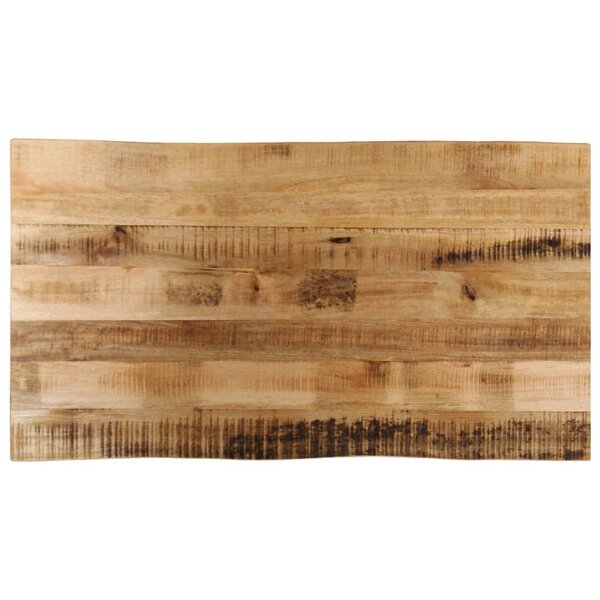 vidaXL Dessus de table bord vivant 110x60x3 8 cm bois de manguier brut