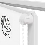 vidaXL Store enrouleur de douche 150x240 cm largeur du tissu 146 cm