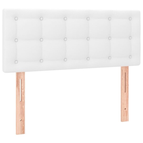 vidaXL Tête de lit Blanc 80x5x78/88 cm Similicuir