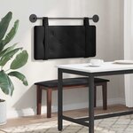 vidaXL Tête de lit suspendue Noir Velours