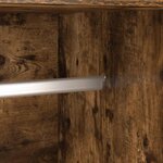 vidaXL Garde-robe Chêne fumé 82 5x51 5x180 cm Bois d'ingénierie