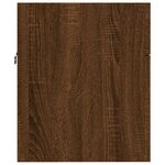 vidaXL Ensemble de meubles de salle de bain 2 Pièces Chêne marron