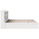 vidaXL Cadre de lit sans matelas blanc 180x200 cm bois massif de pin