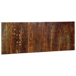 vidaXL Tête de lit multicolore 140 cm bois massif récupération