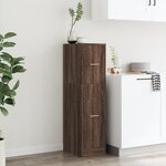 vidaXL Armoire apothicaire chêne marron 30x41x118 cm bois d'ingénierie